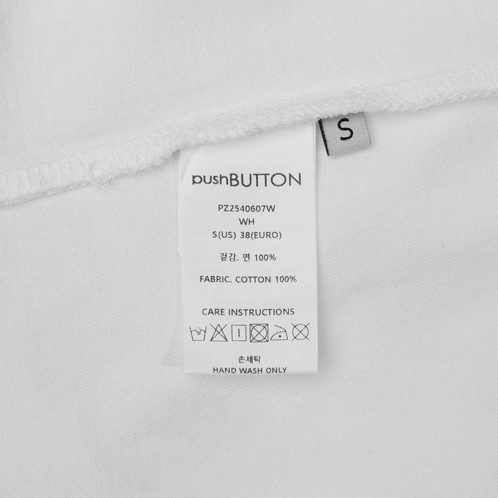 Club21 - pushBUTTON - White More Zero T-Shirt - TEES - White