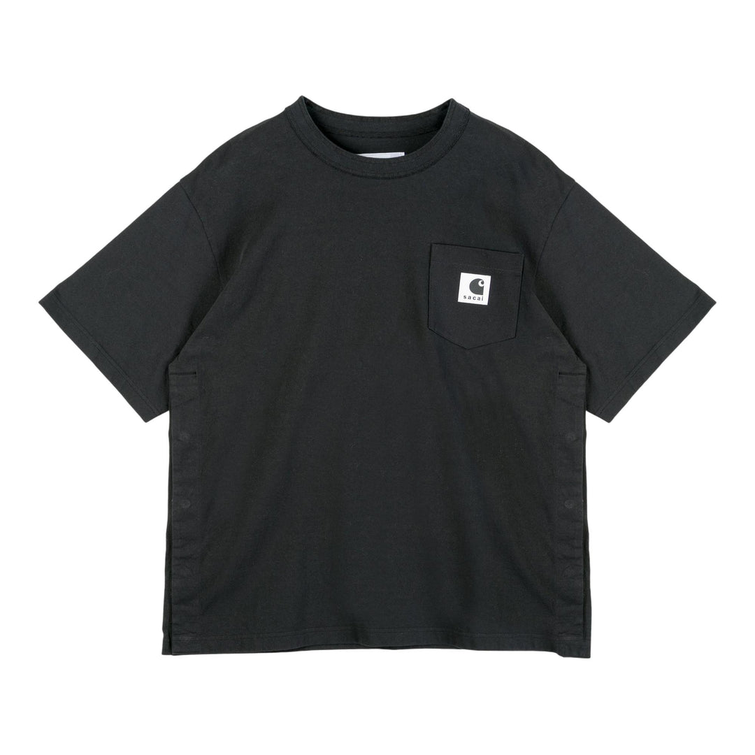 Club21 - sacai X Carhartt WIP - Carhartt WIP Cotton Jersey T-Shirt - TEES - Black