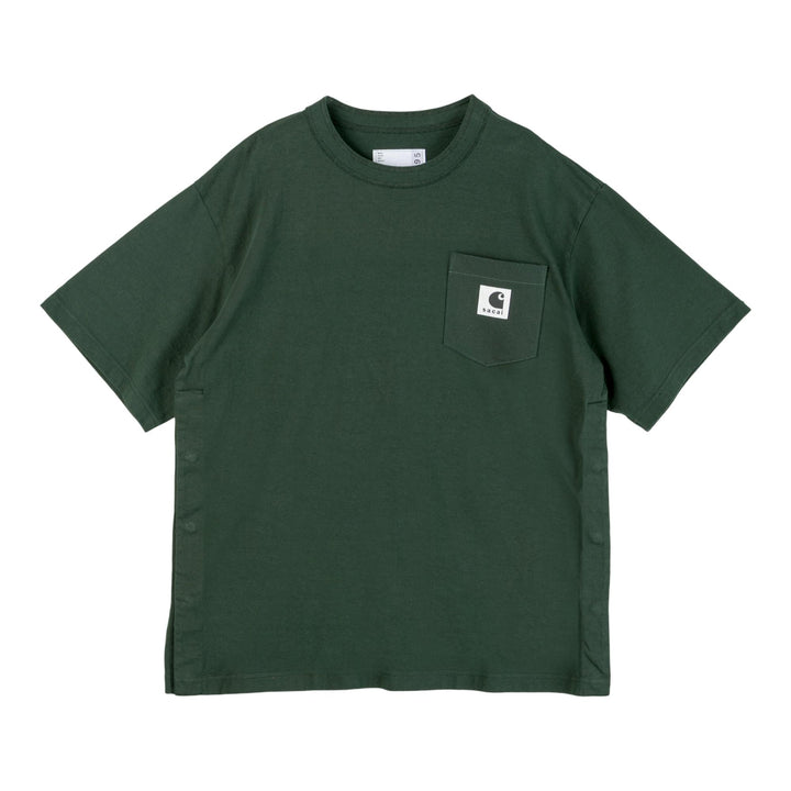 Club21 - sacai X Carhartt WIP - Carhartt WIP Cotton Jersey T-Shirt - TEES - Green