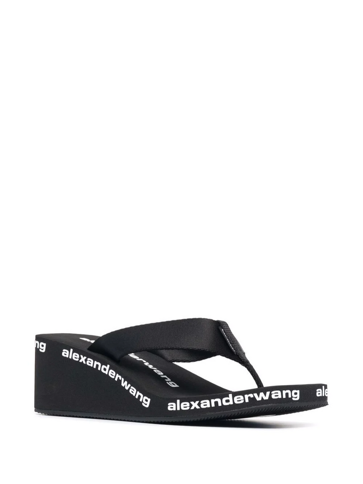 Alexander Wang Wedge Flip-Flop-Black-2