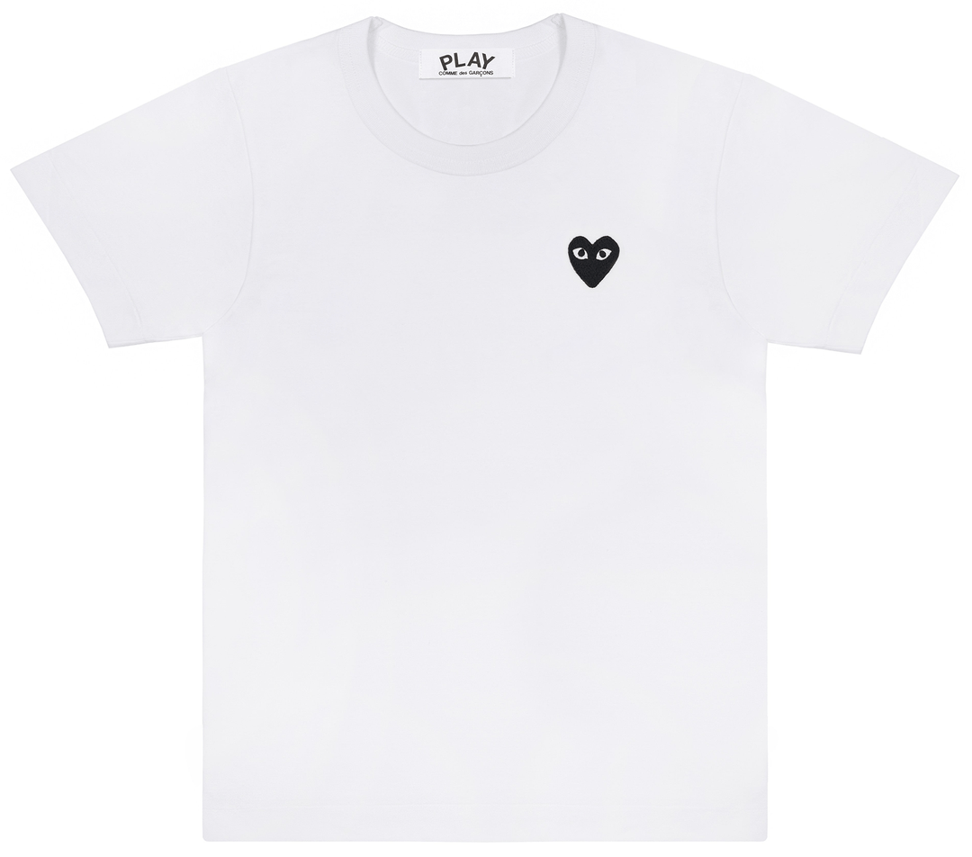 Comme des Garcons Play Black Emblem Tee Women White 1