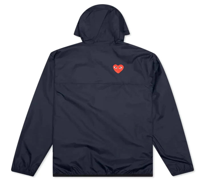 PLAY Comme des Gar??ons K-Way Full Zip Hoodie Men Navy 2