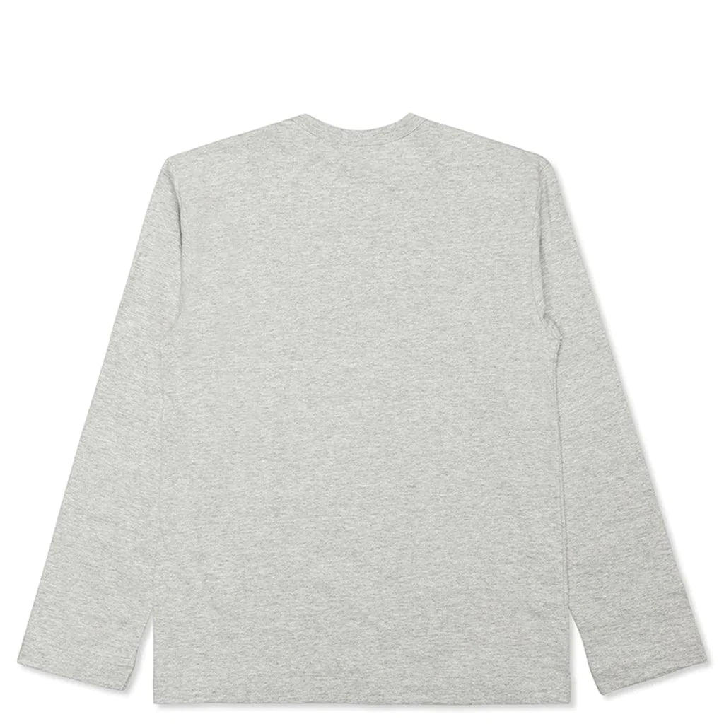 PLAY Comme des Gar??ons Red Outline Tee Women Grey 2