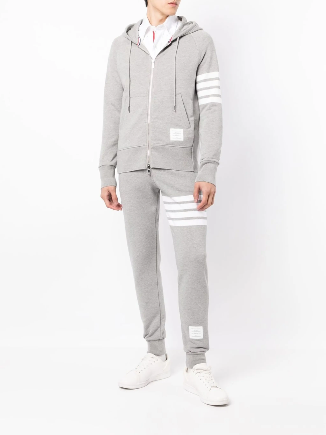 Classic Loopback 4-Bar Full Zip Hoodie