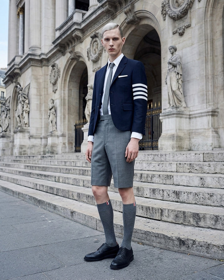 Classic Twill Backstrap Shorts | Thom Browne | Club21 - lifestyle