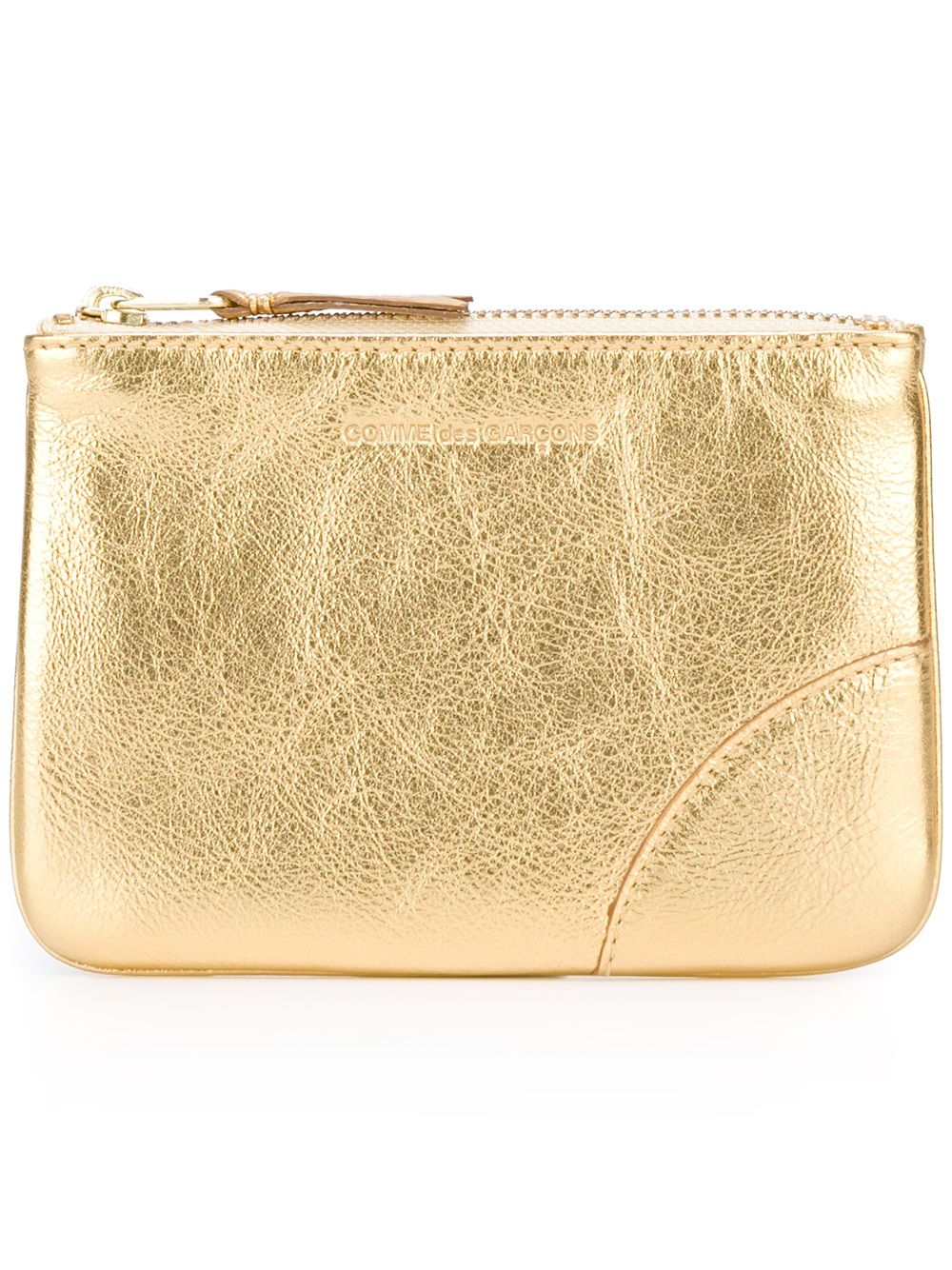 Gold Top Zip Pouch