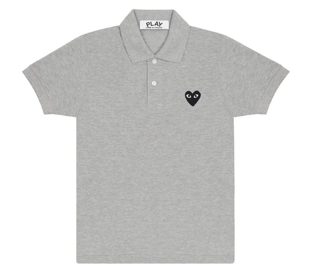 Black Heart Polo Shirt Men