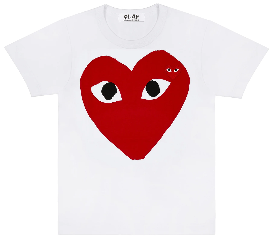 Big Red Heart With Red Emblem Tee