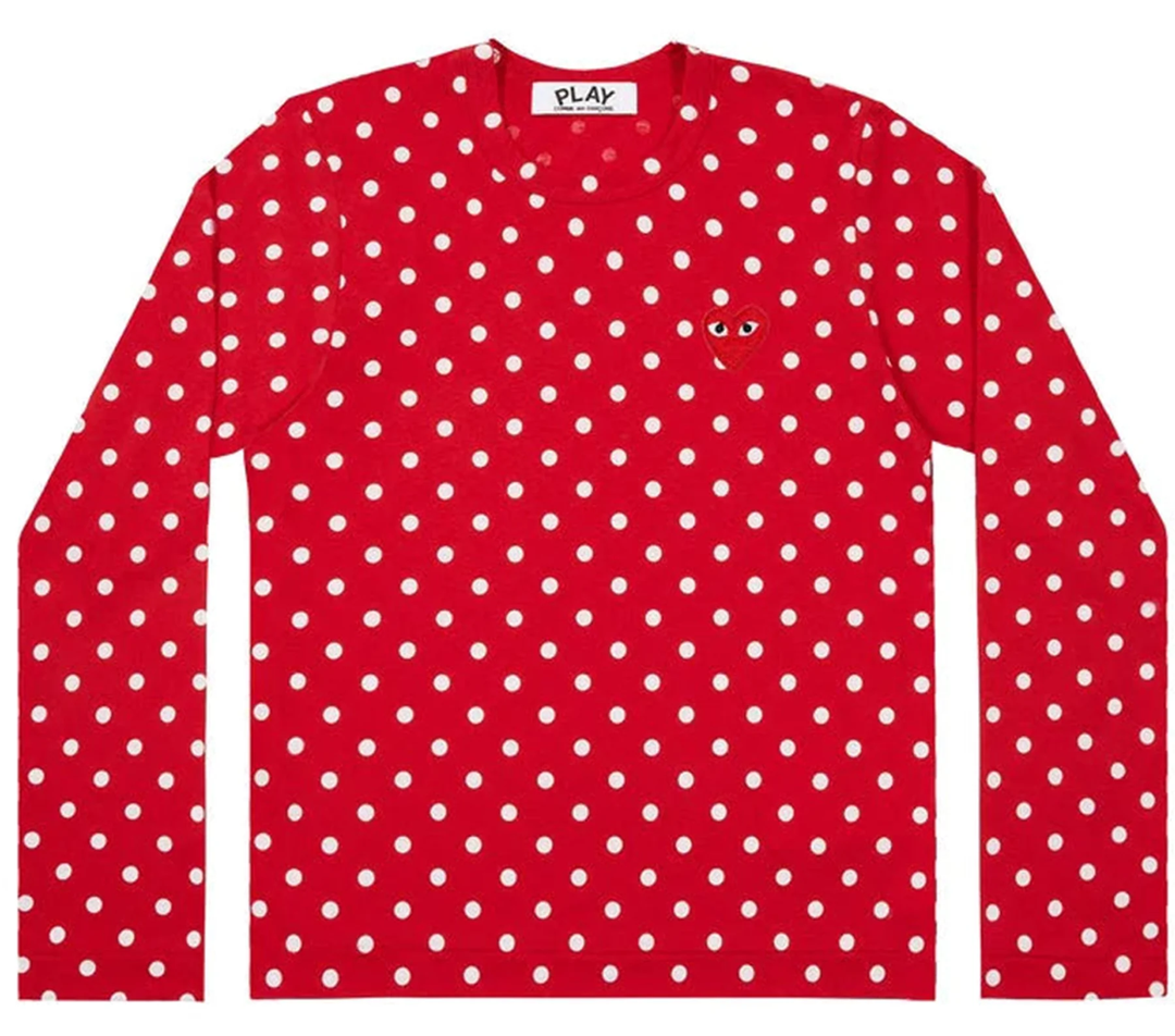 Red Emblem Polka Dots Tee