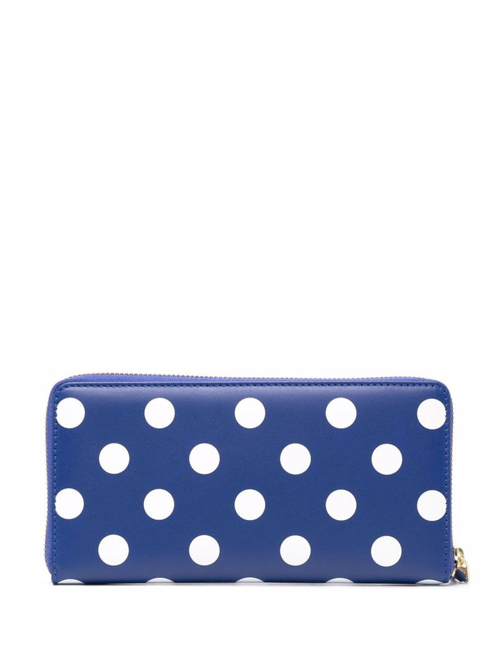 Dots Printed Long Wallet