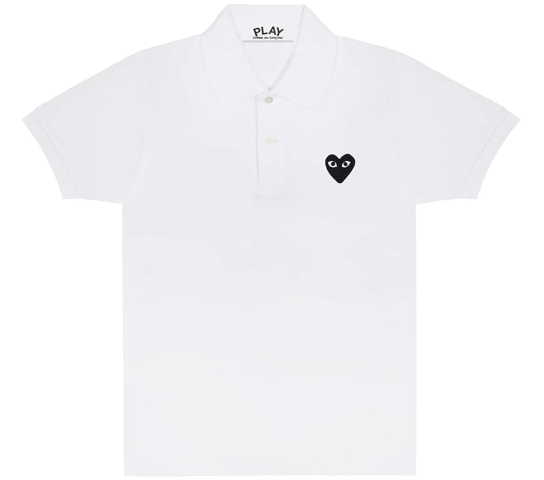 Black Heart Polo Shirt Men