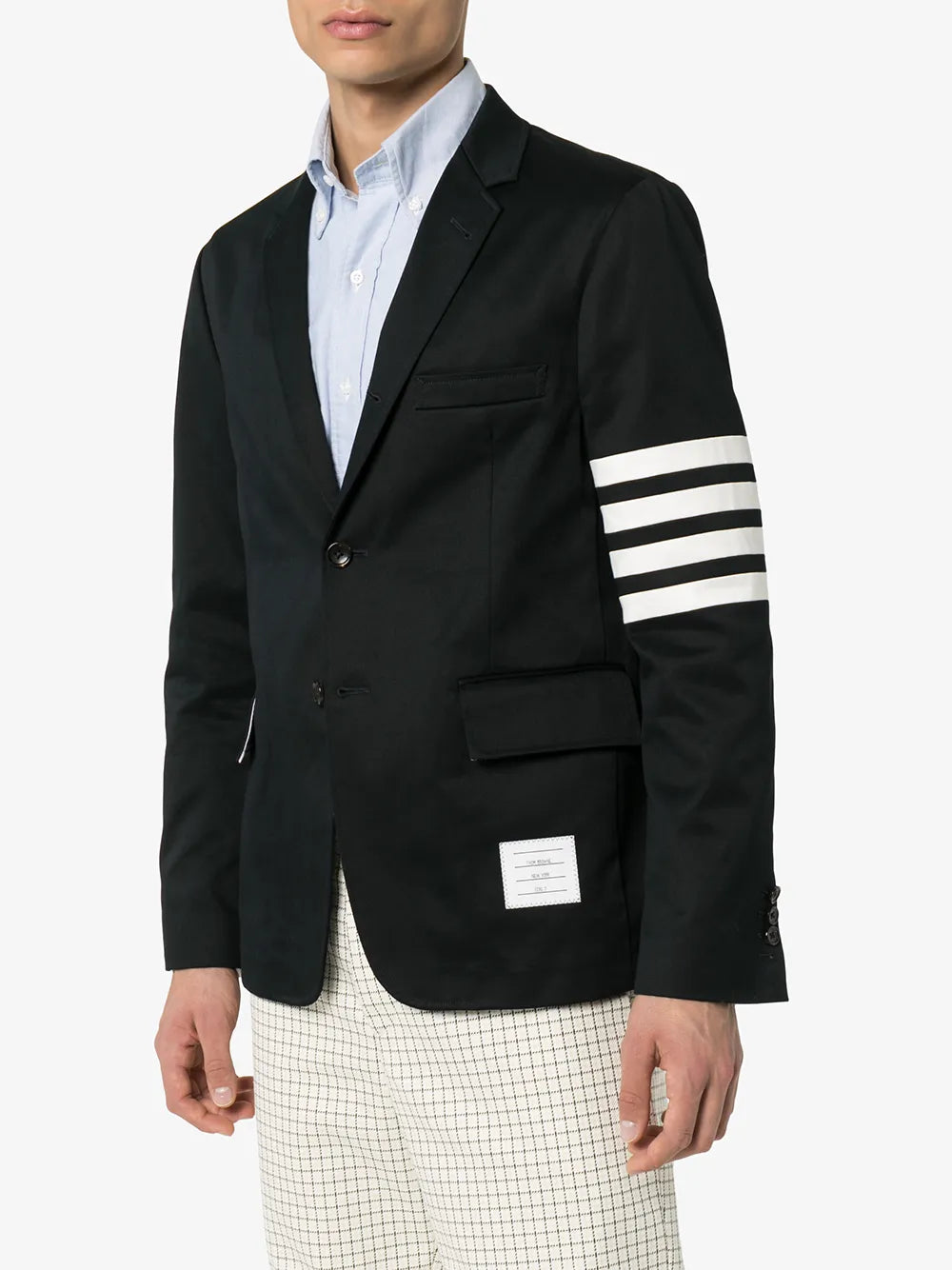 Cotton Twill 4-Bar Classic Sport Coat
