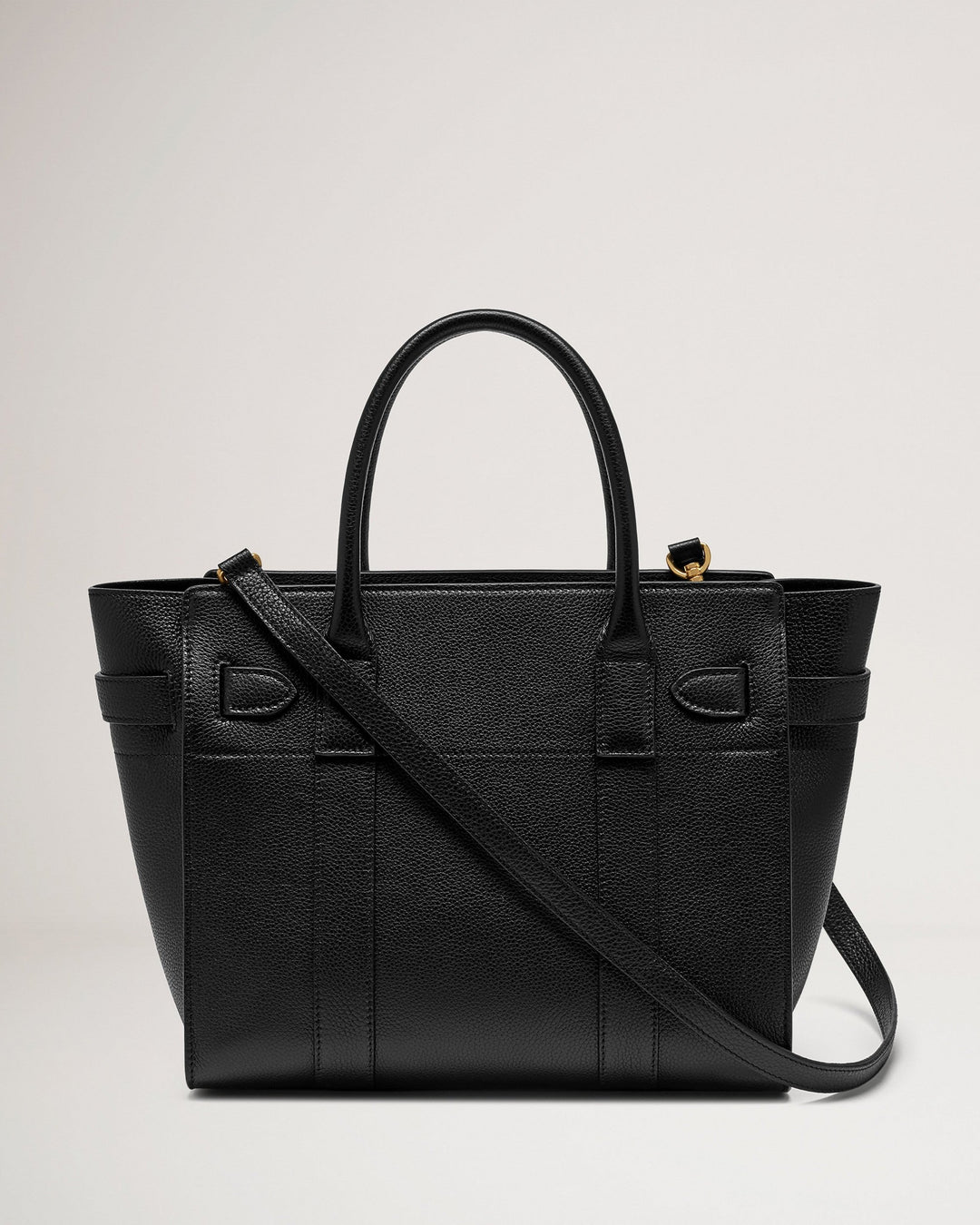 Small Zipped Bayswater Black Small Classic Grain