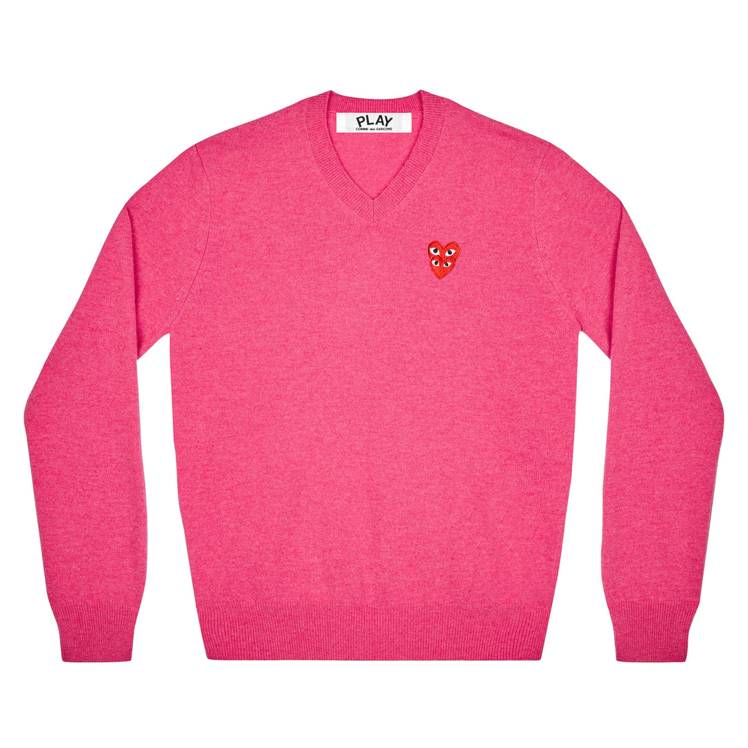 Double Eye V Neck Sweater Women