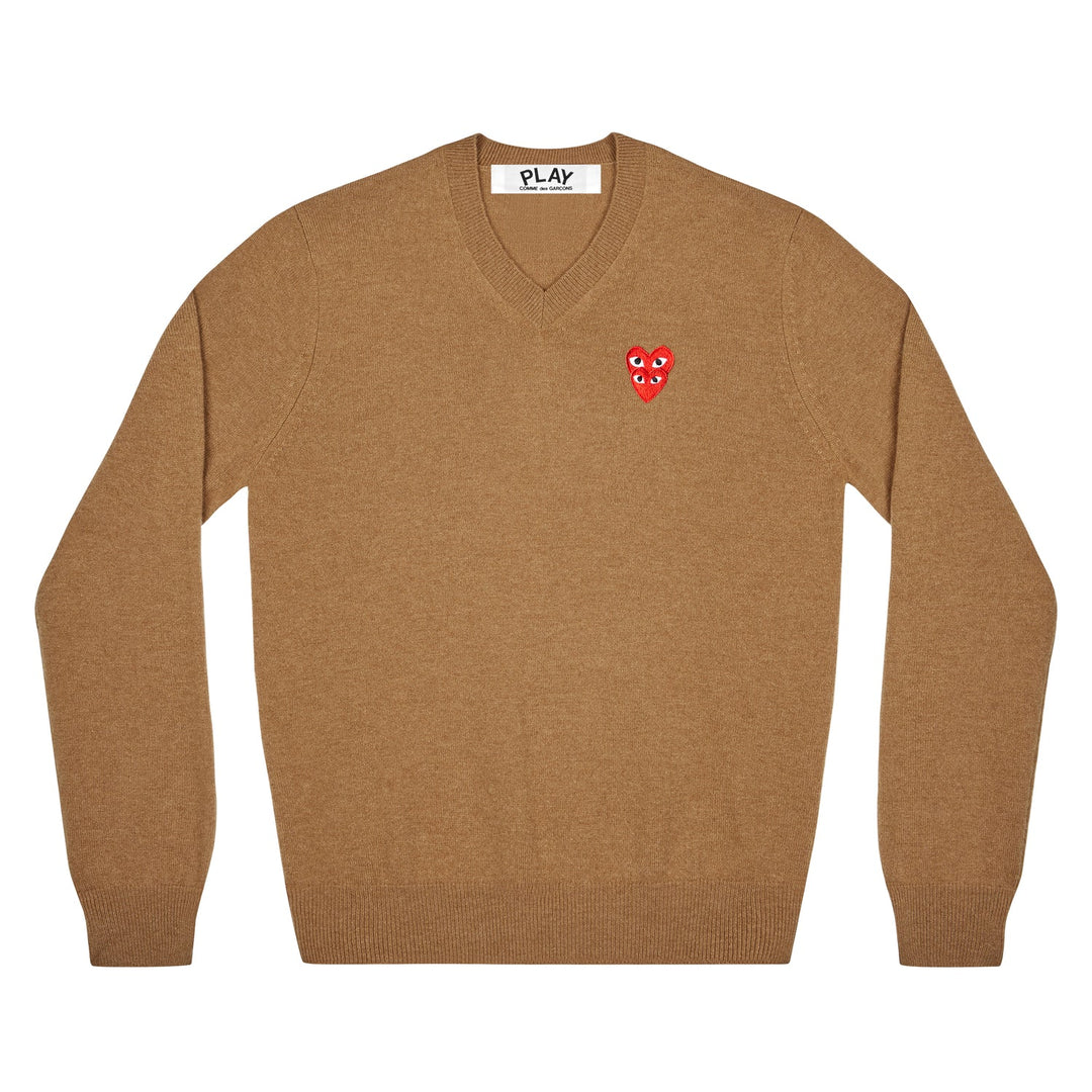 Double Eye V Neck Sweater Men