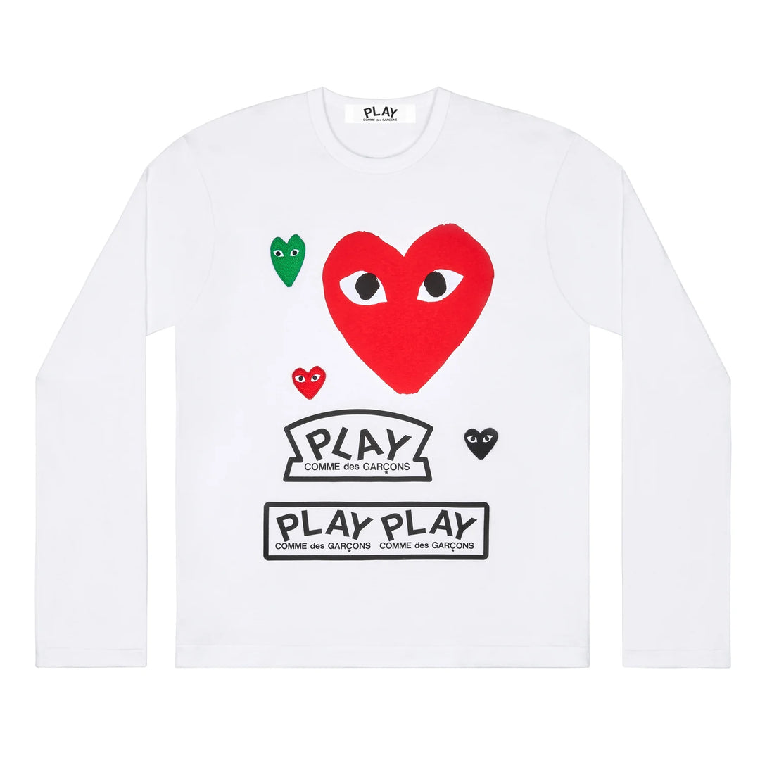 Red Heart With 3 Brother Emblem Tee Women