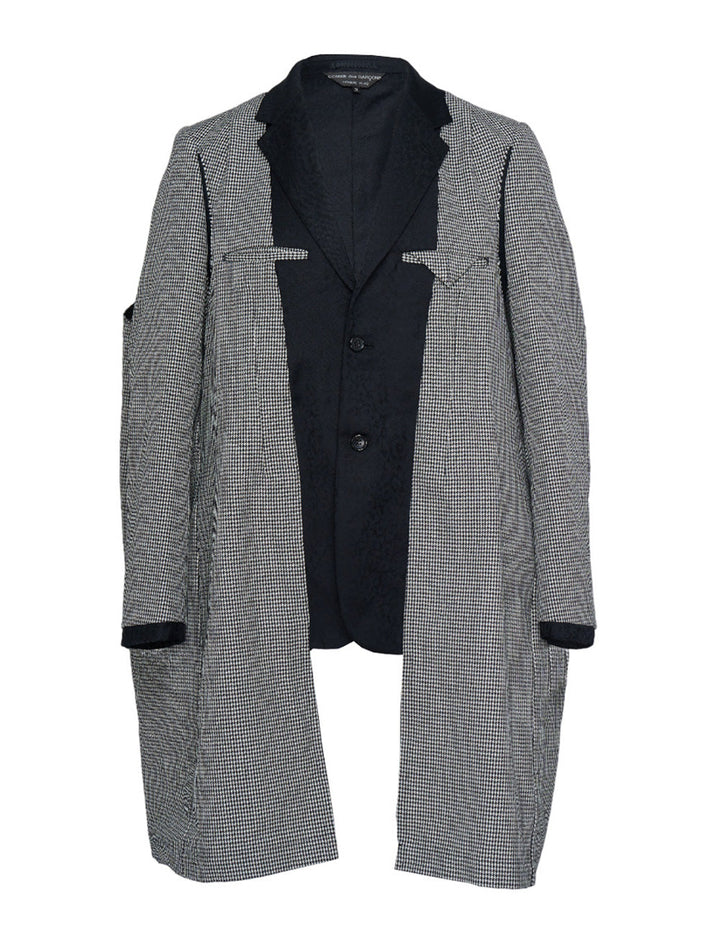 Wool Jacquard A Pattern Jacket