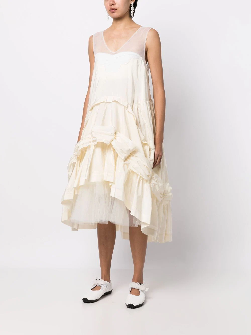 Sleeveless Drop Waist Tutu Dress