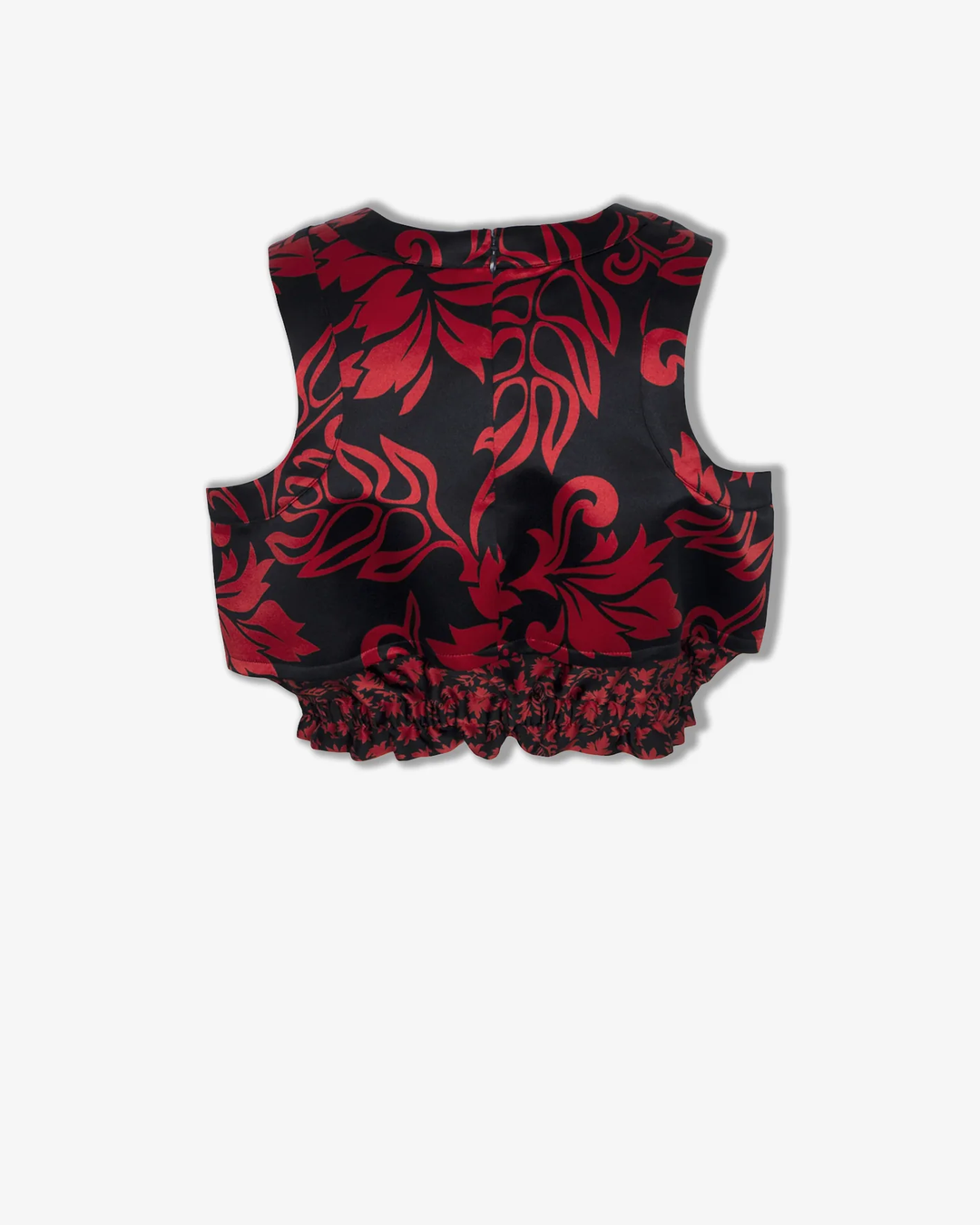 Floral Print Cropped Tank