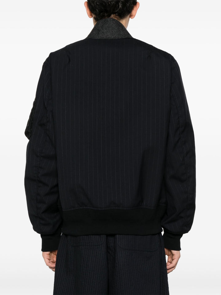 Chalk Stripe Blouson