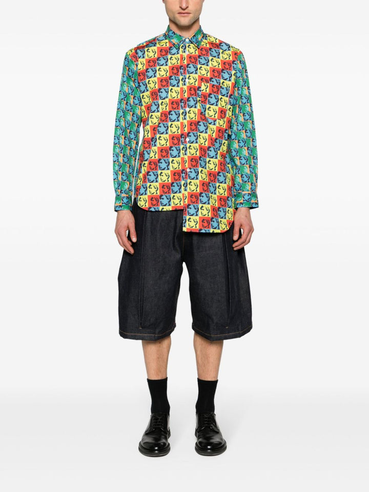 Andy Warhol Printed Dress Shirt