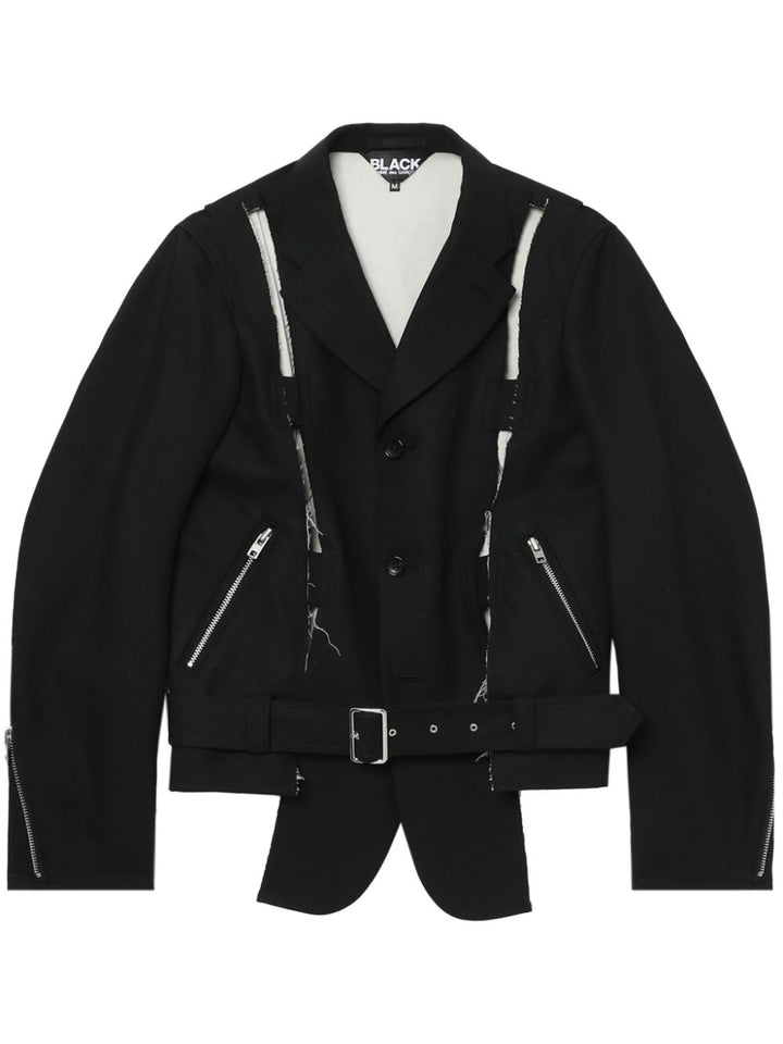 Zip Details Blazer
