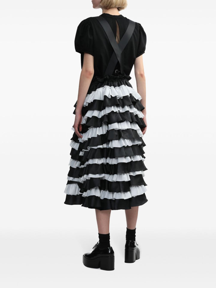 Susperder X Ruffles Skirt