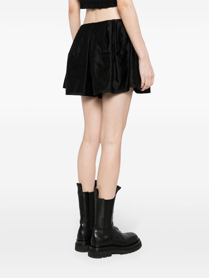 Satin Quilted Shorts