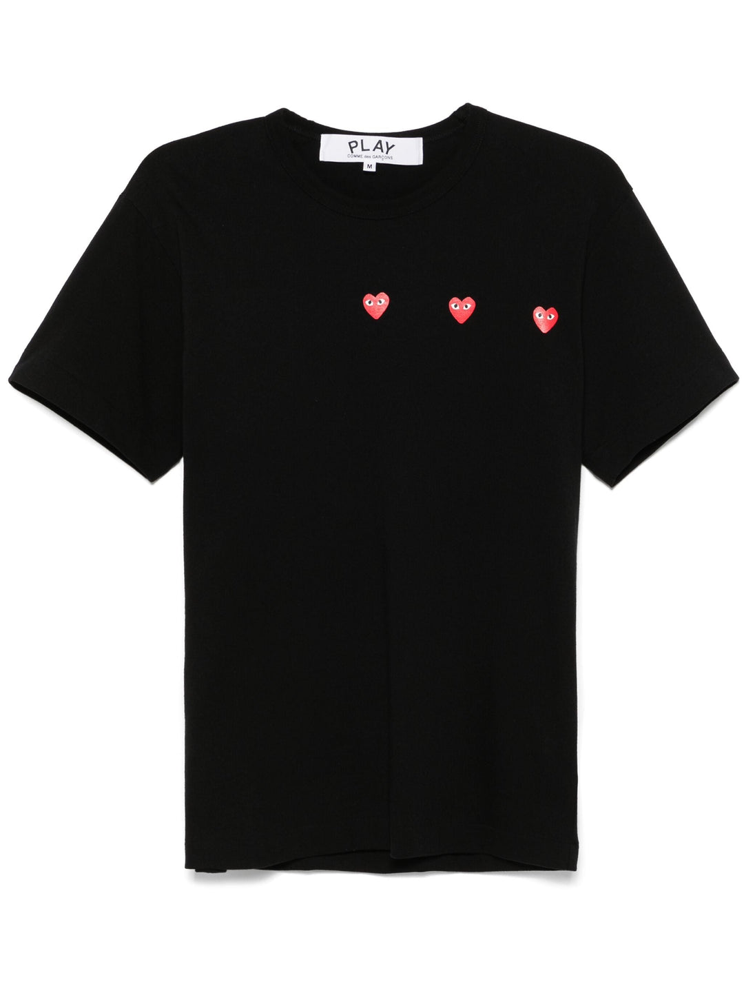 Horizontal 3 Heart Short Sleeve Tee Unisex