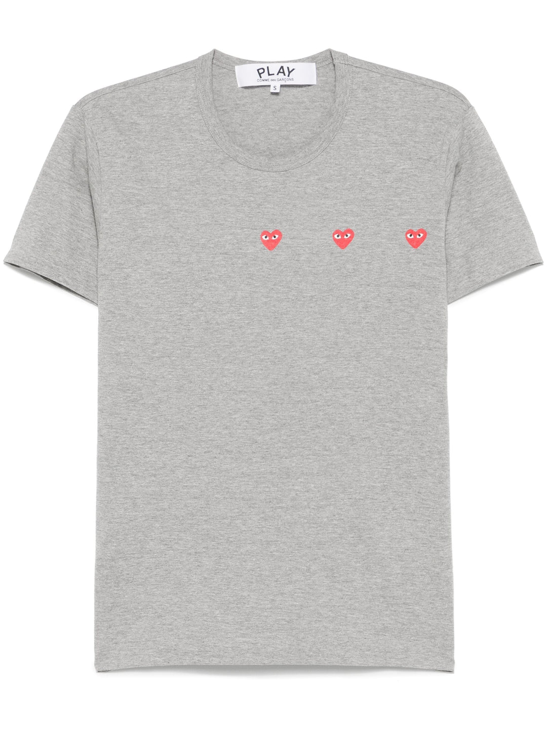 Horizontal 3 Heart Short Sleeve Tee Unisex