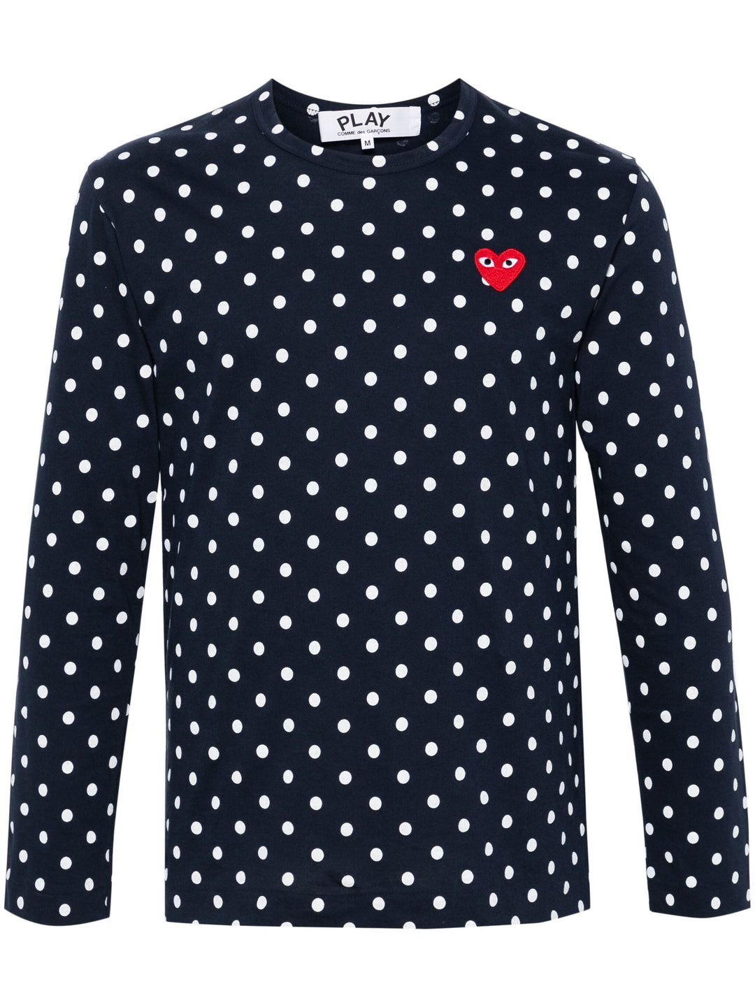 Polka Dots With Red Emblem Tee Unisex