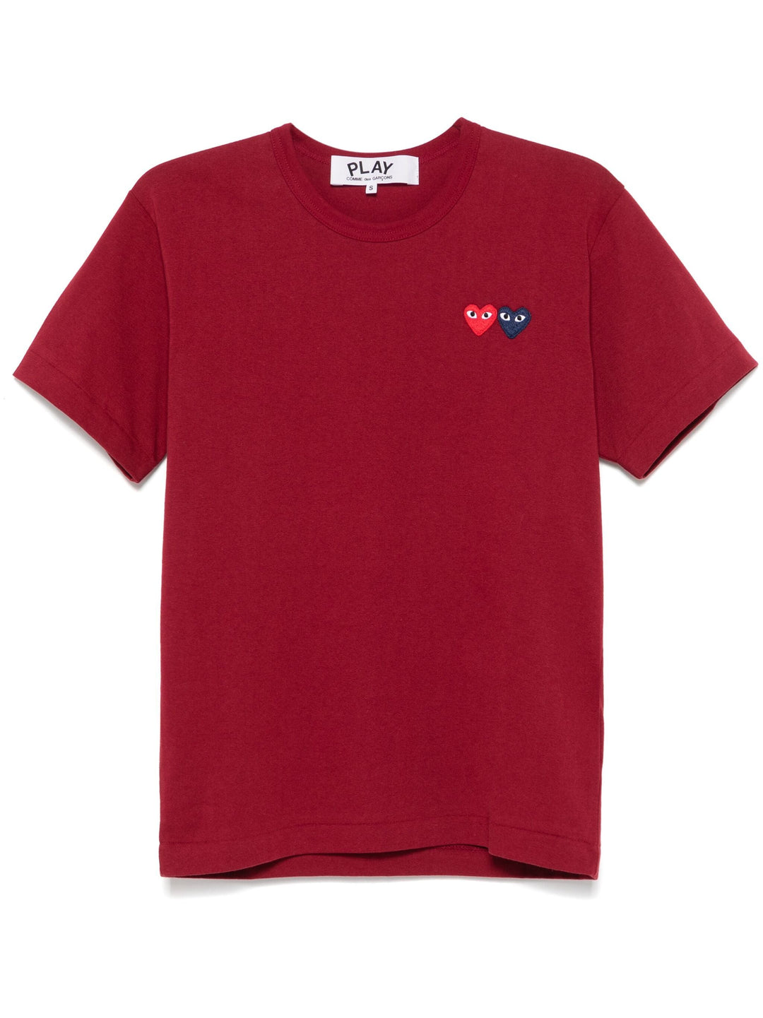 Navy With Red And Navy Heart Tee Unisex