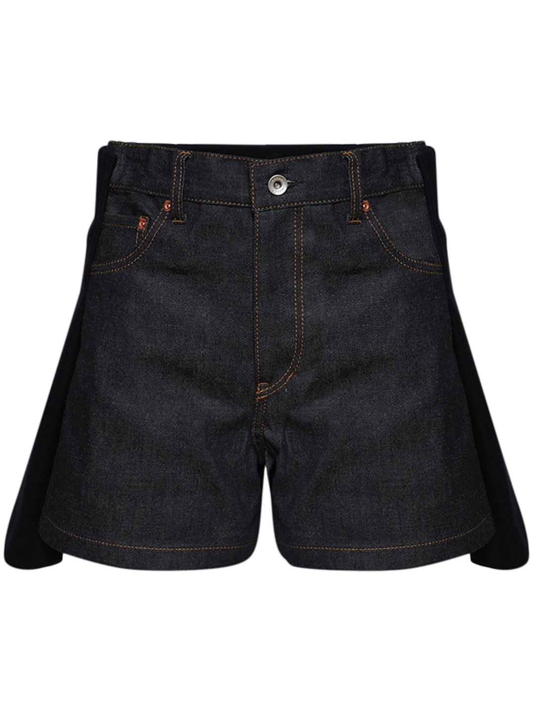 Denim X Wool Melton Shorts