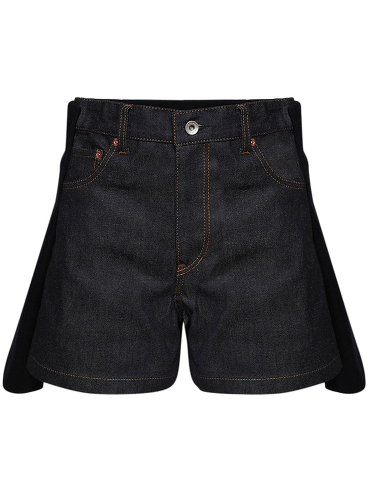 Denim X Wool Melton Shorts