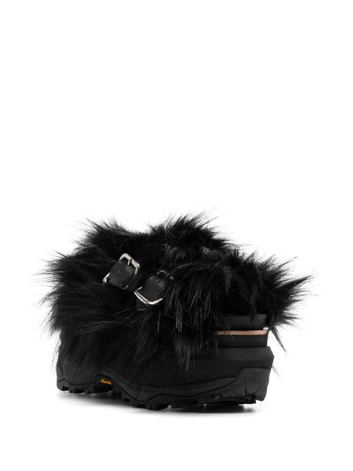 Faux Fur Sandals