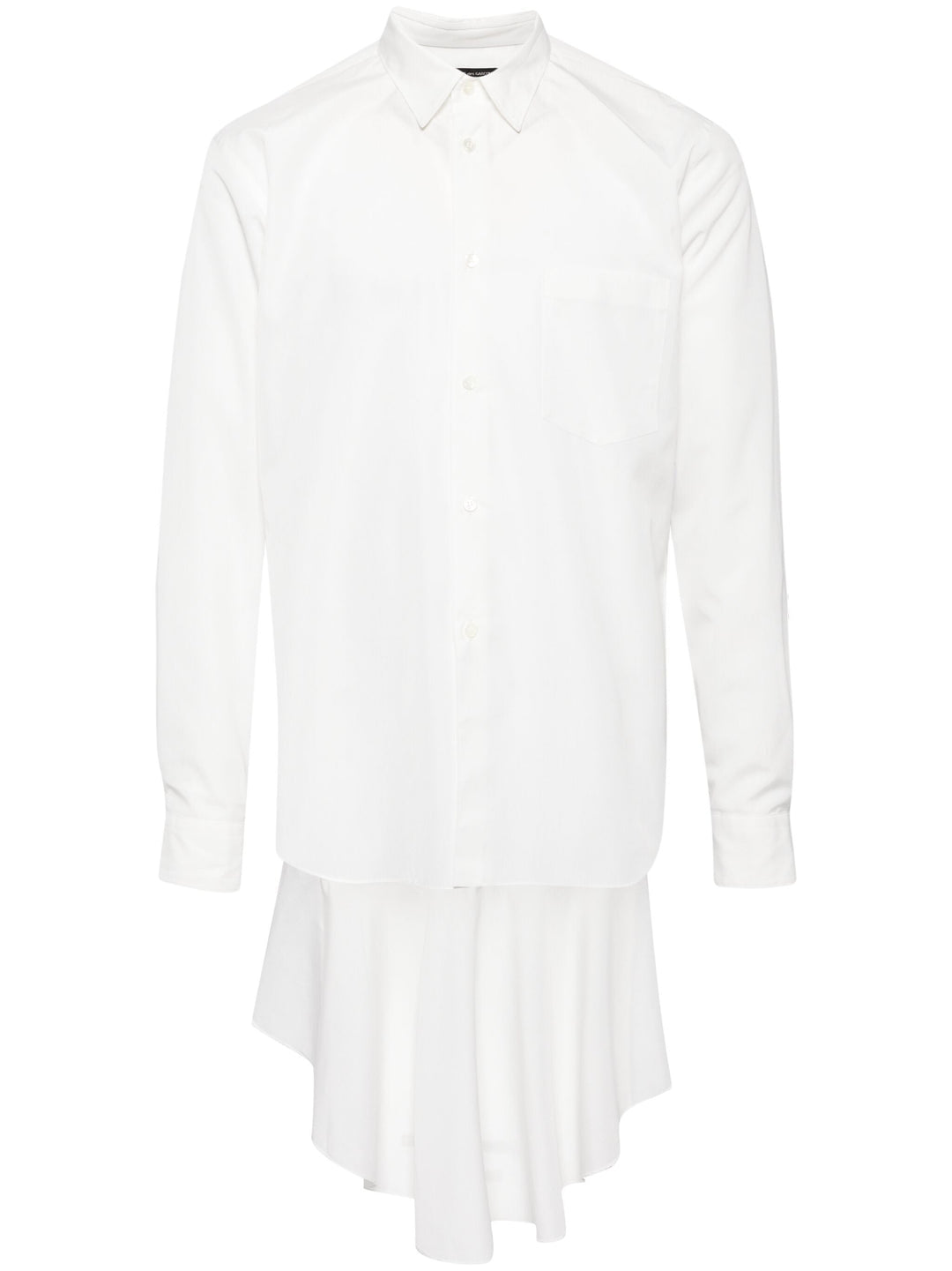 Ruffle Back Oversized Shirt