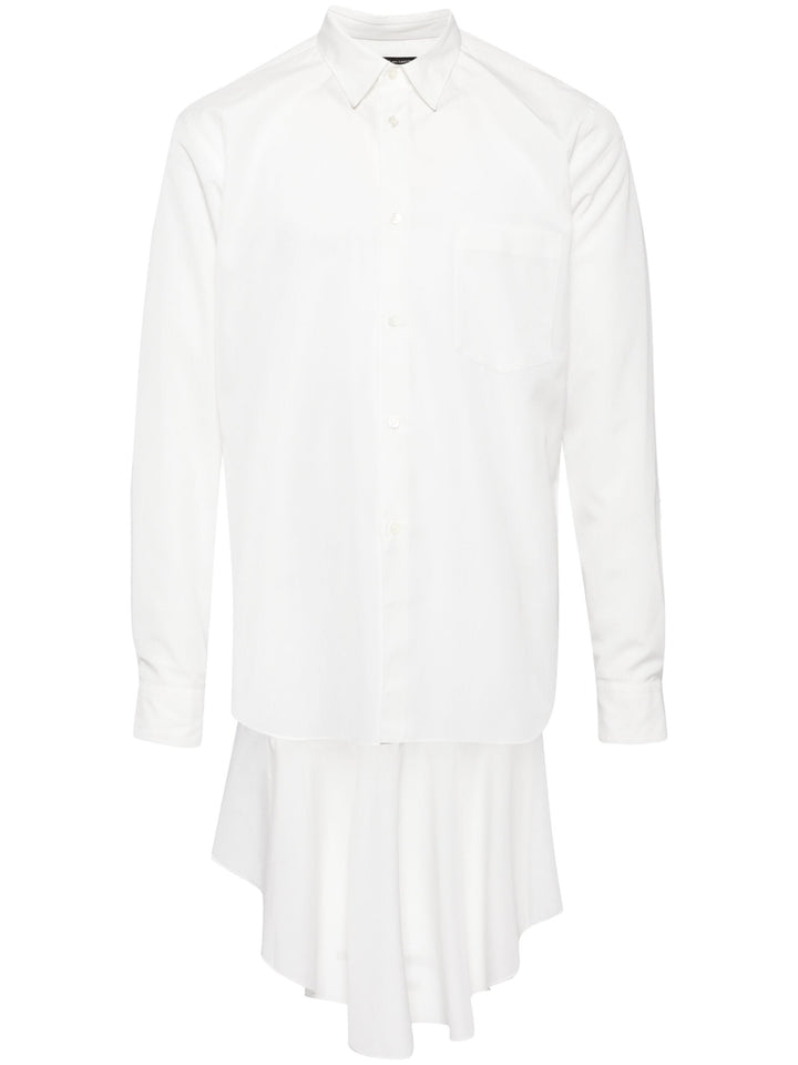 Ruffle Back Oversized Shirt