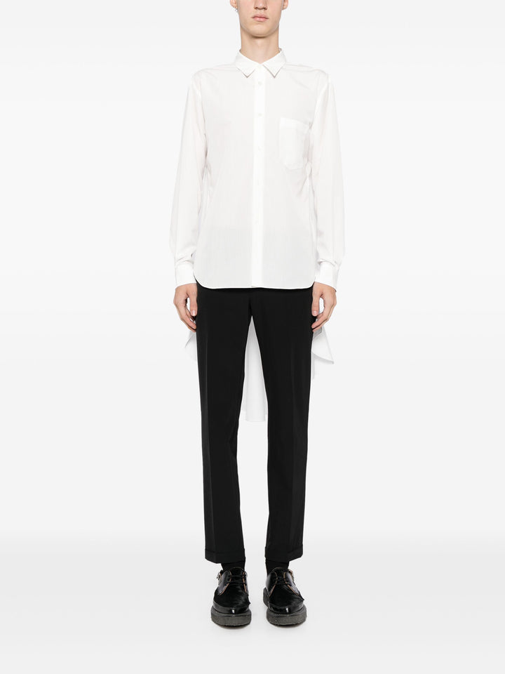 Ruffle Back Oversized Shirt