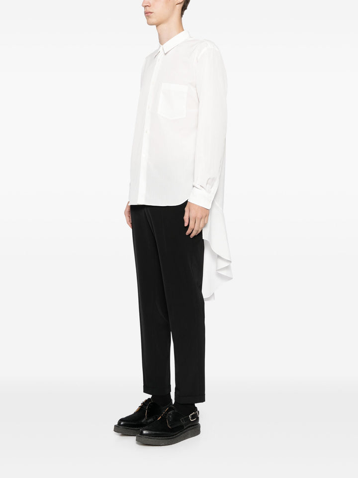 Ruffle Back Oversized Shirt