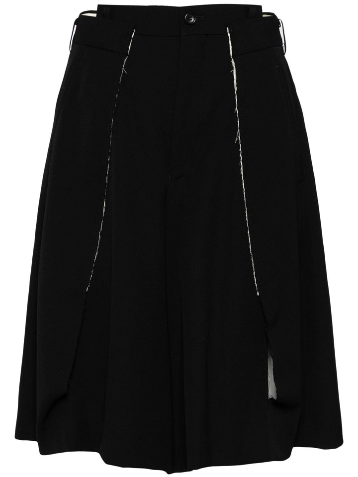 Shorts With Cut Out Hem