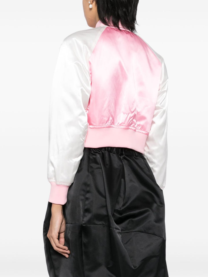 Ribbon Pocket Varsity Jacket