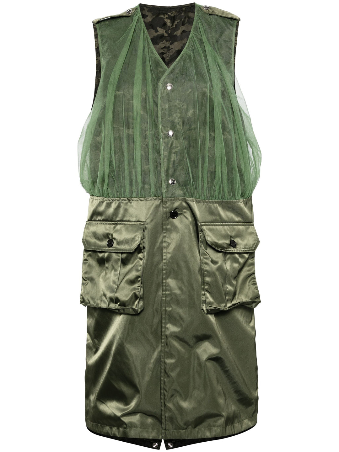 Utility Pocket Long Vest