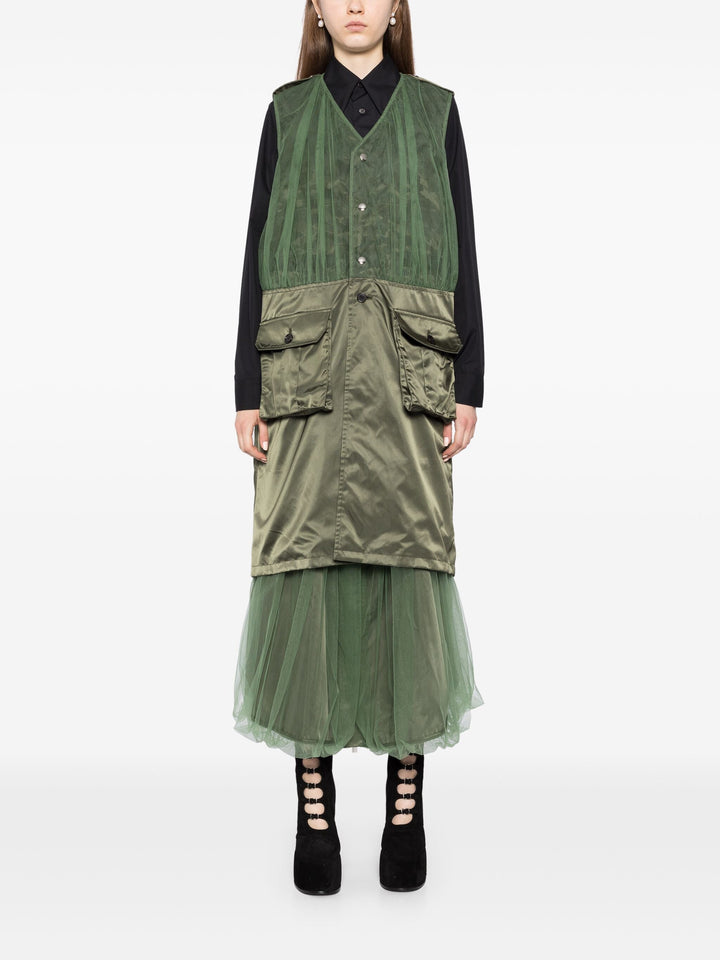 Utility Pocket Long Vest