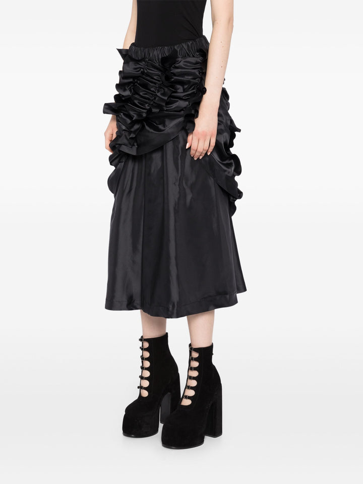 Diagonal Ruffles Skirt