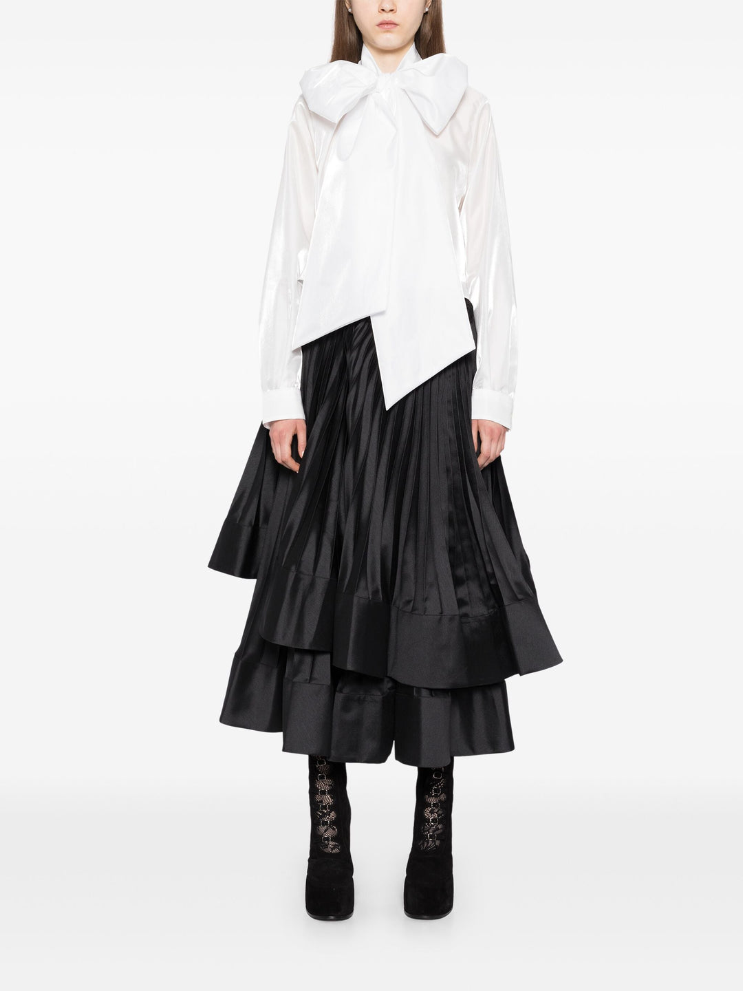 Crop Ribbon Shirt