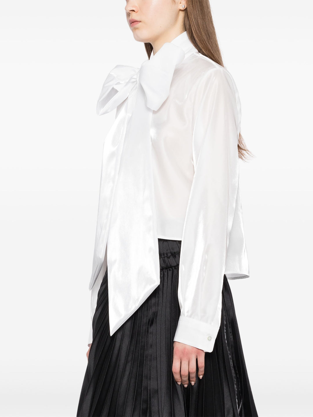 Crop Ribbon Shirt