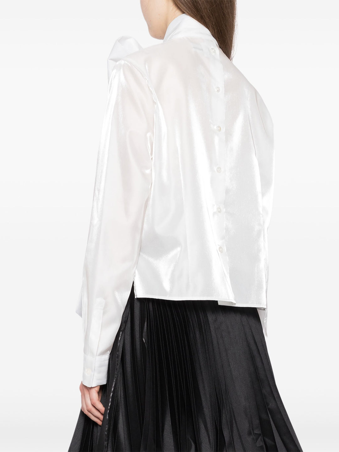 Crop Ribbon Shirt