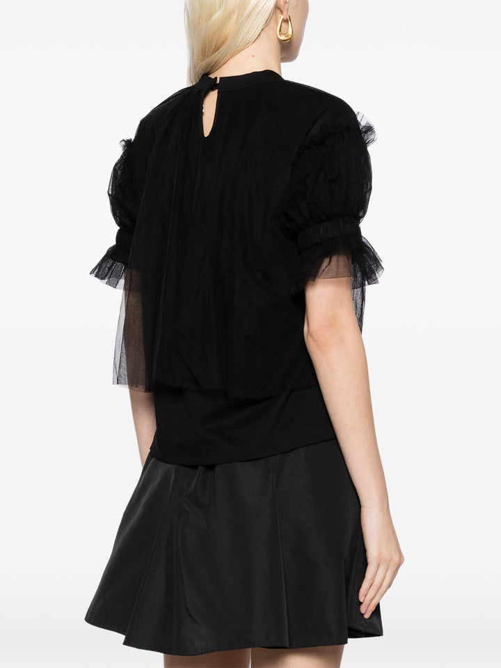 Tulle Layered Top