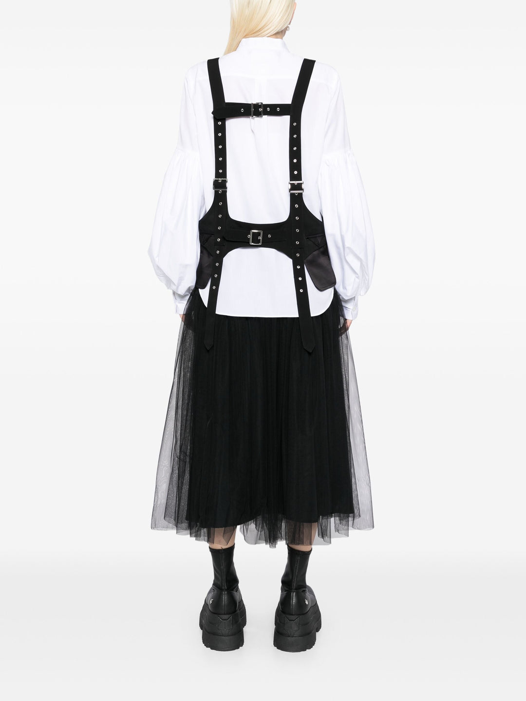 Button Suspender Vest