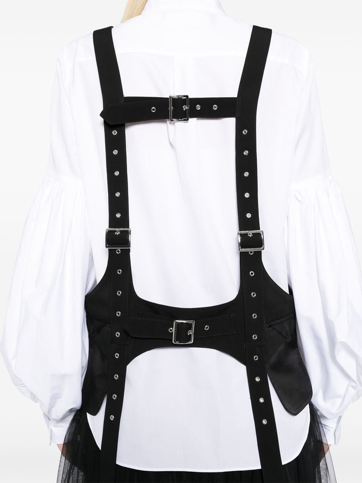 Button Suspender Vest